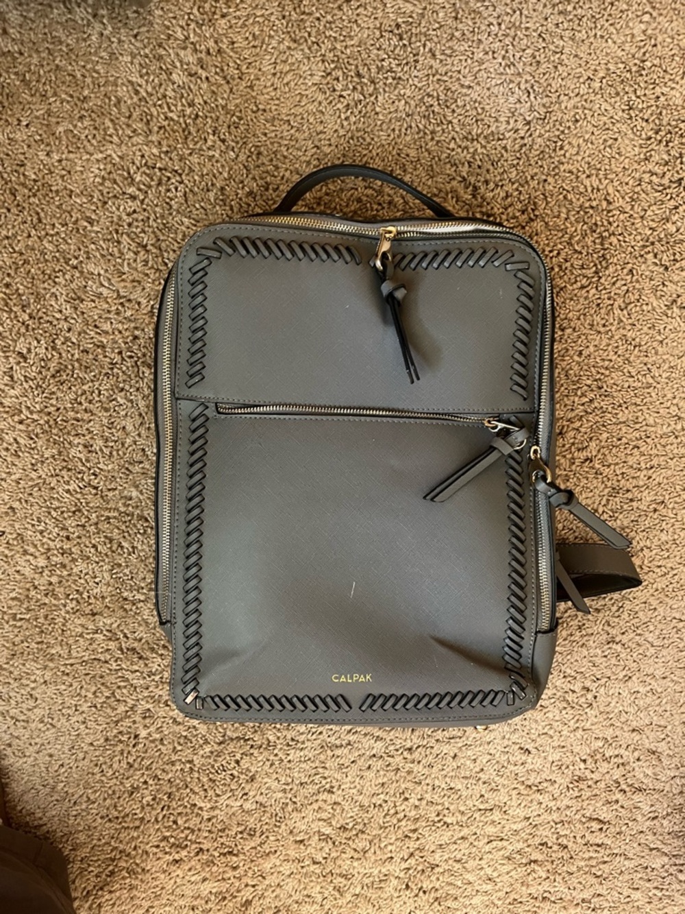 Calpak Kaya Gray Backpack